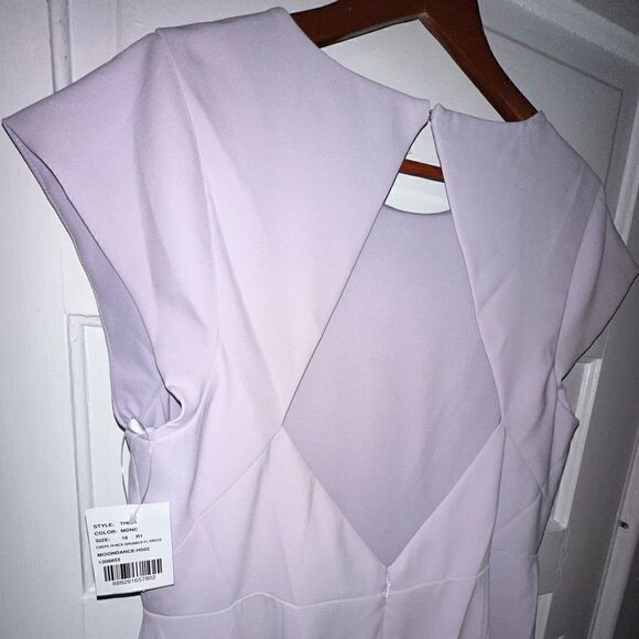 Threads | NWT Cap Sleeve Open Back Trumpet Gown w/ Front Slit Size 18 - Picture 5 of 11